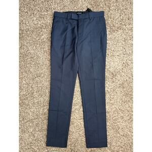 The Kooples Fitted Dress Pants Size 44 (US 8) Women Navy Blue NWT $285